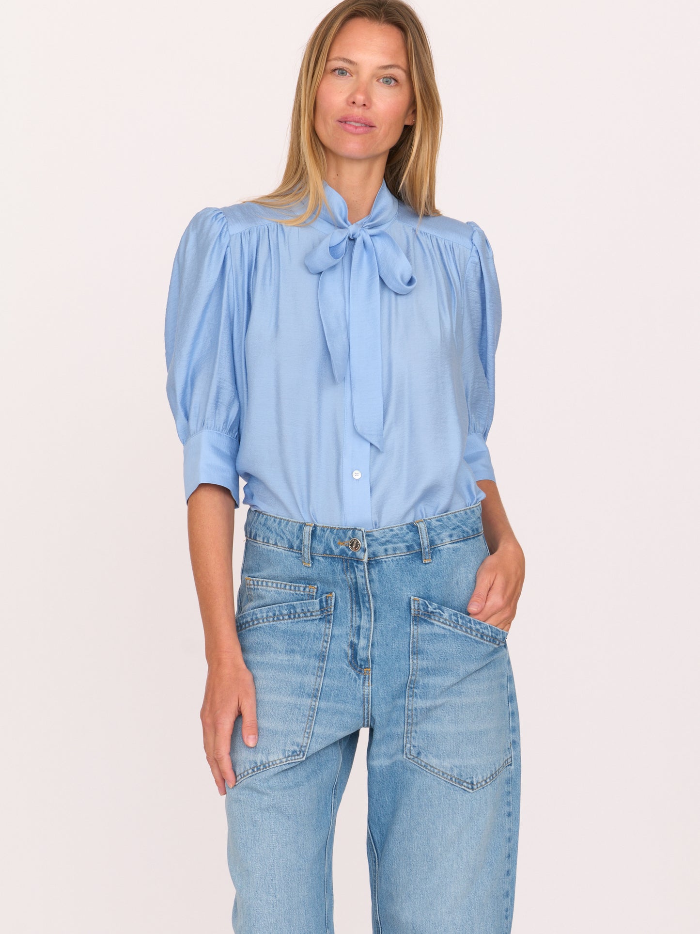 Dixie Shirt  - Blue Japanese Tercel
