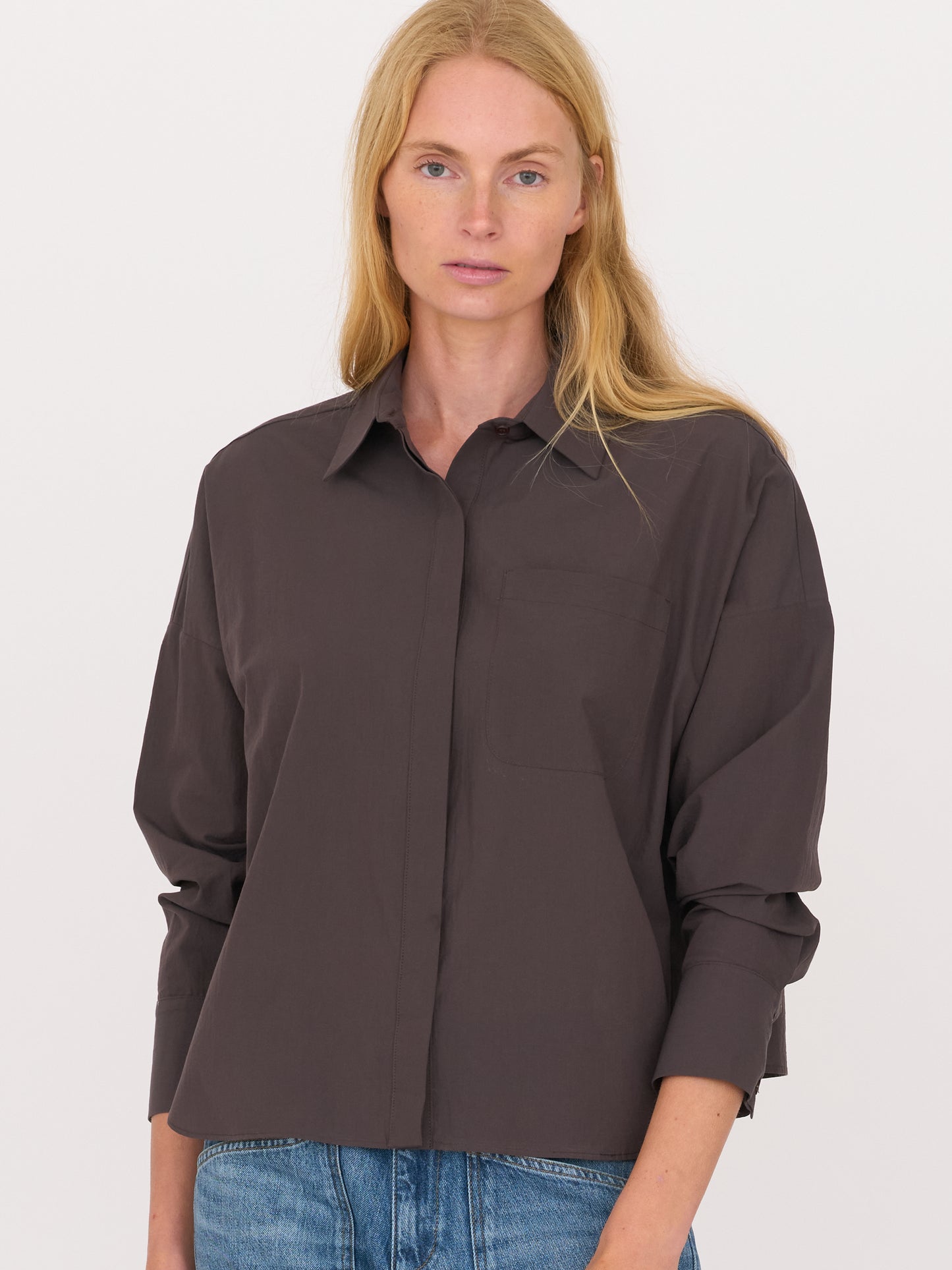 Esme Shirt — Chocolate