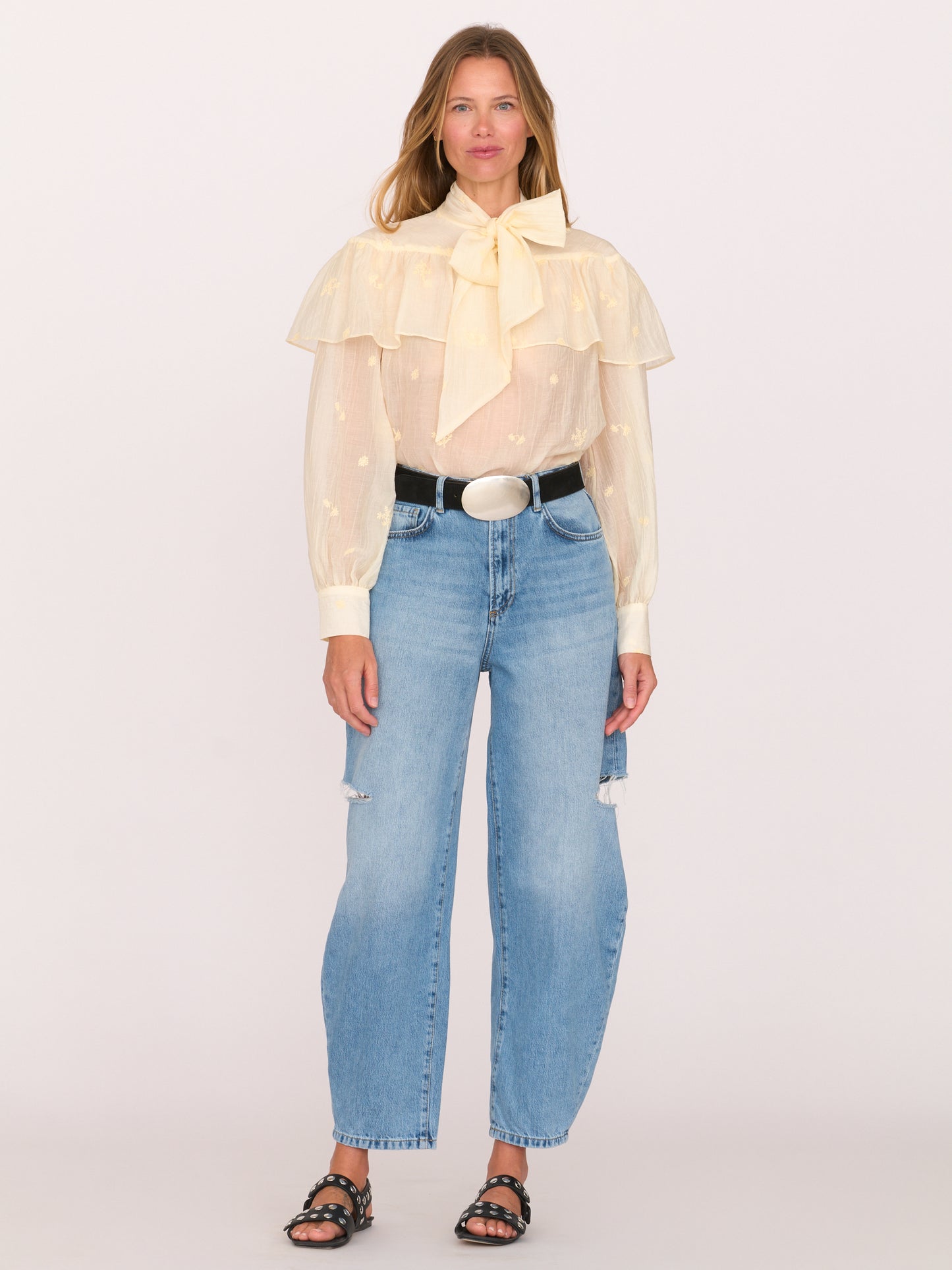 Marilou Shirt - Butter Embroidered Cotton