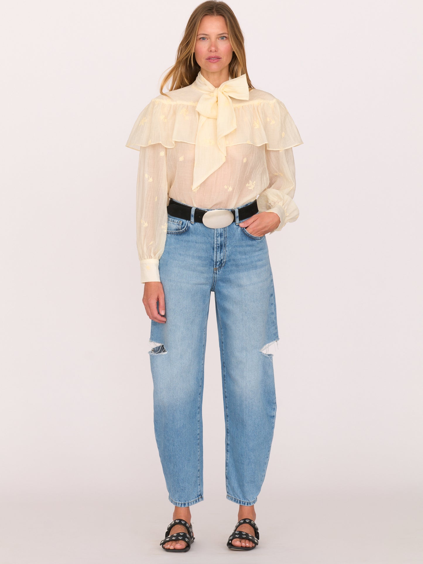 Marilou Shirt - Butter Embroidered Cotton
