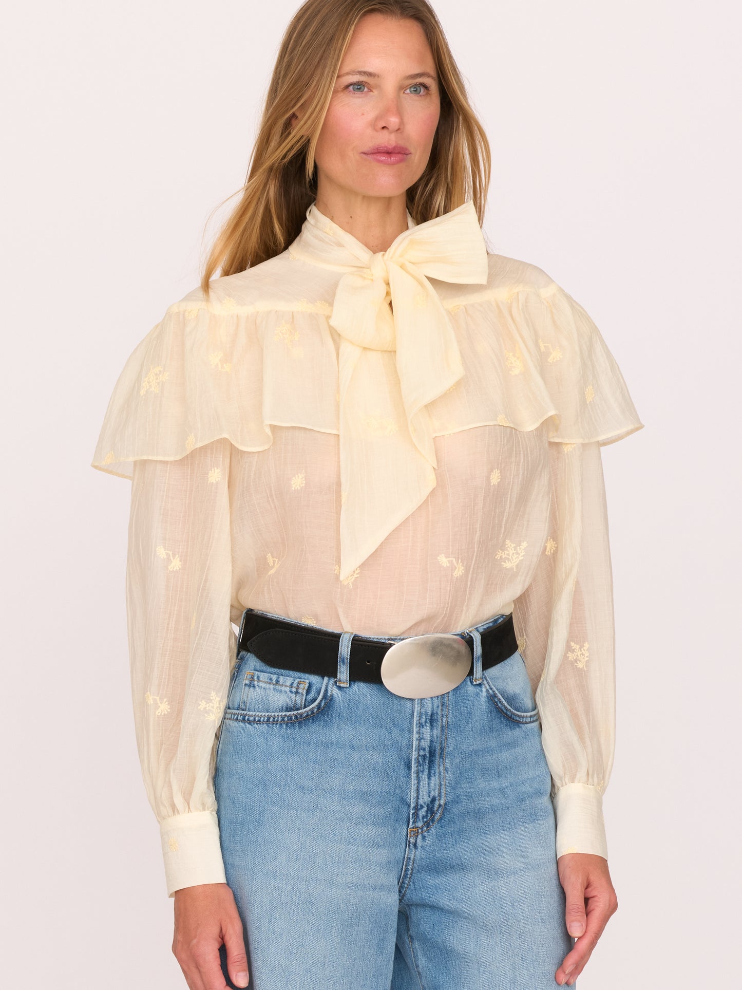 Marilou Shirt - Butter Embroidered Cotton