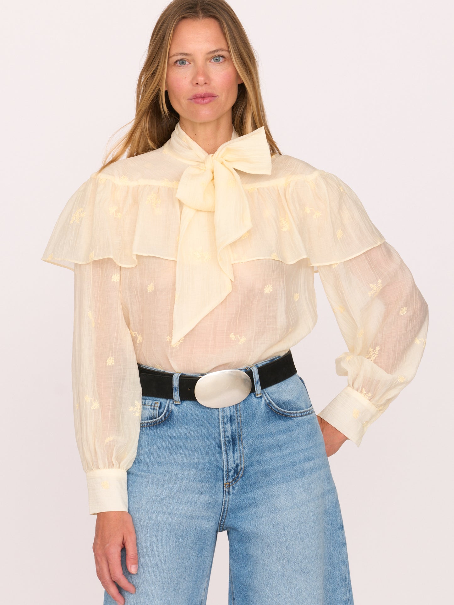 Marilou Shirt - Butter Embroidered Cotton