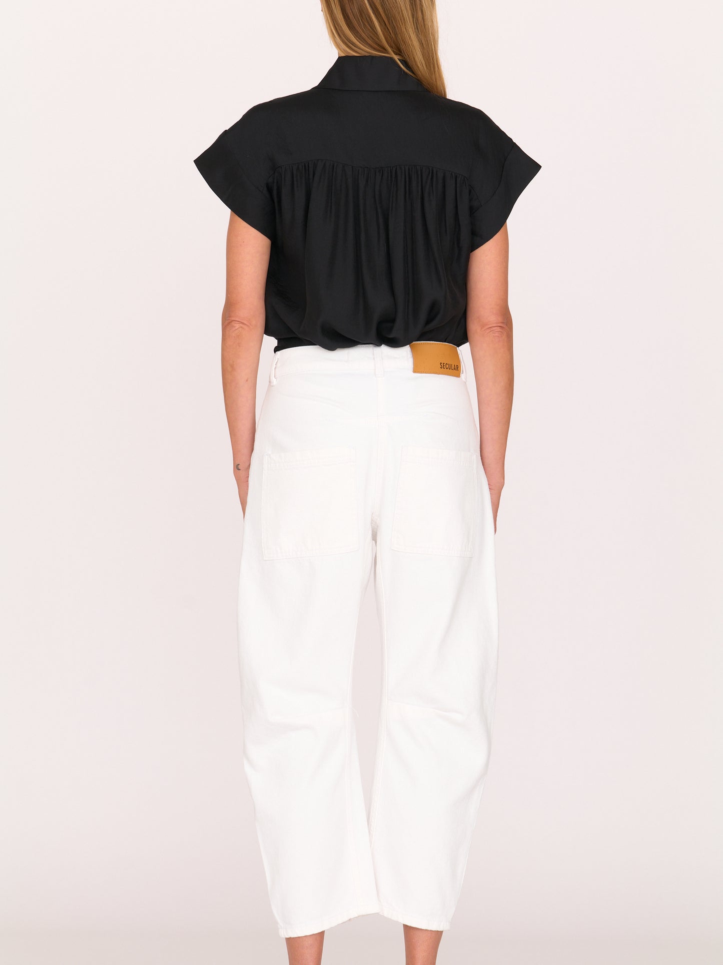 Trinity Button-up - Black Japanese Tercel