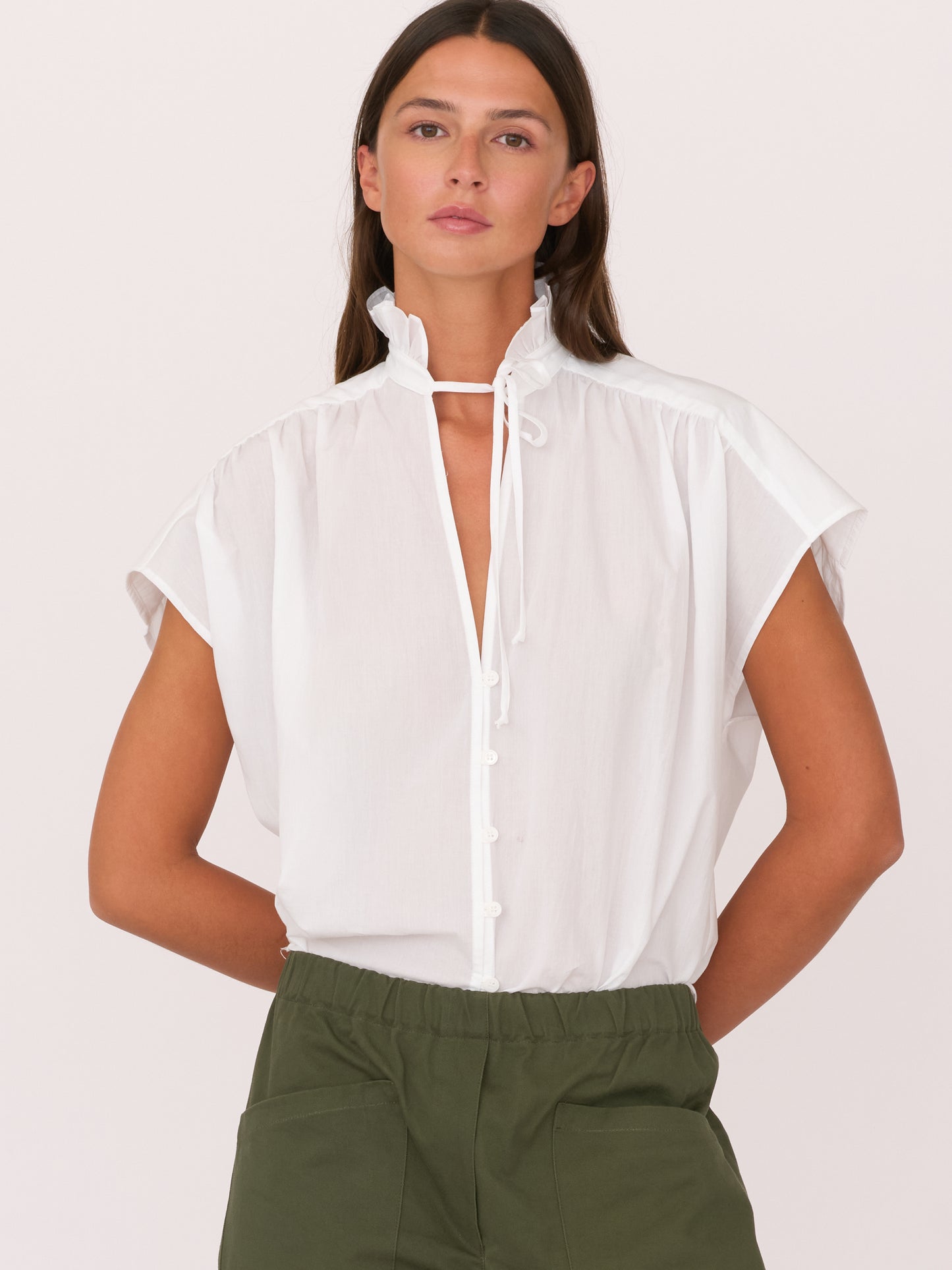 Angelica Shirt- White