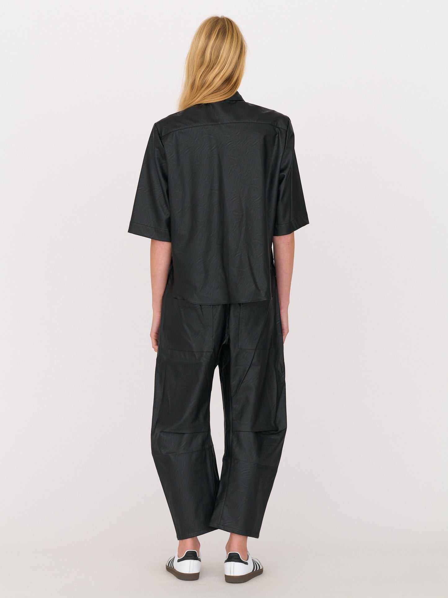 Kennedy Shirt  —  Italian Faux Leather