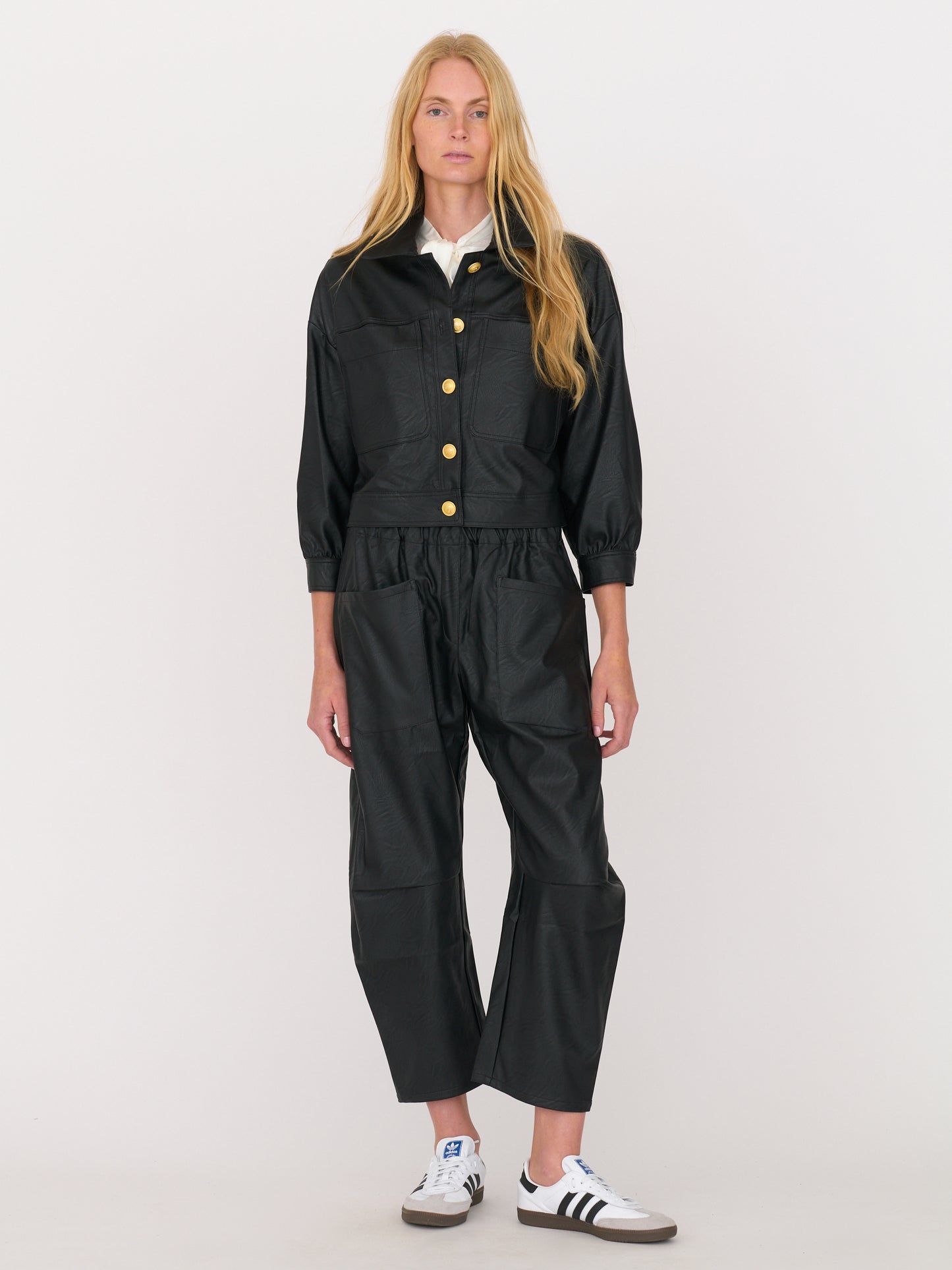 Kacey Jacket — Italian Faux Leather