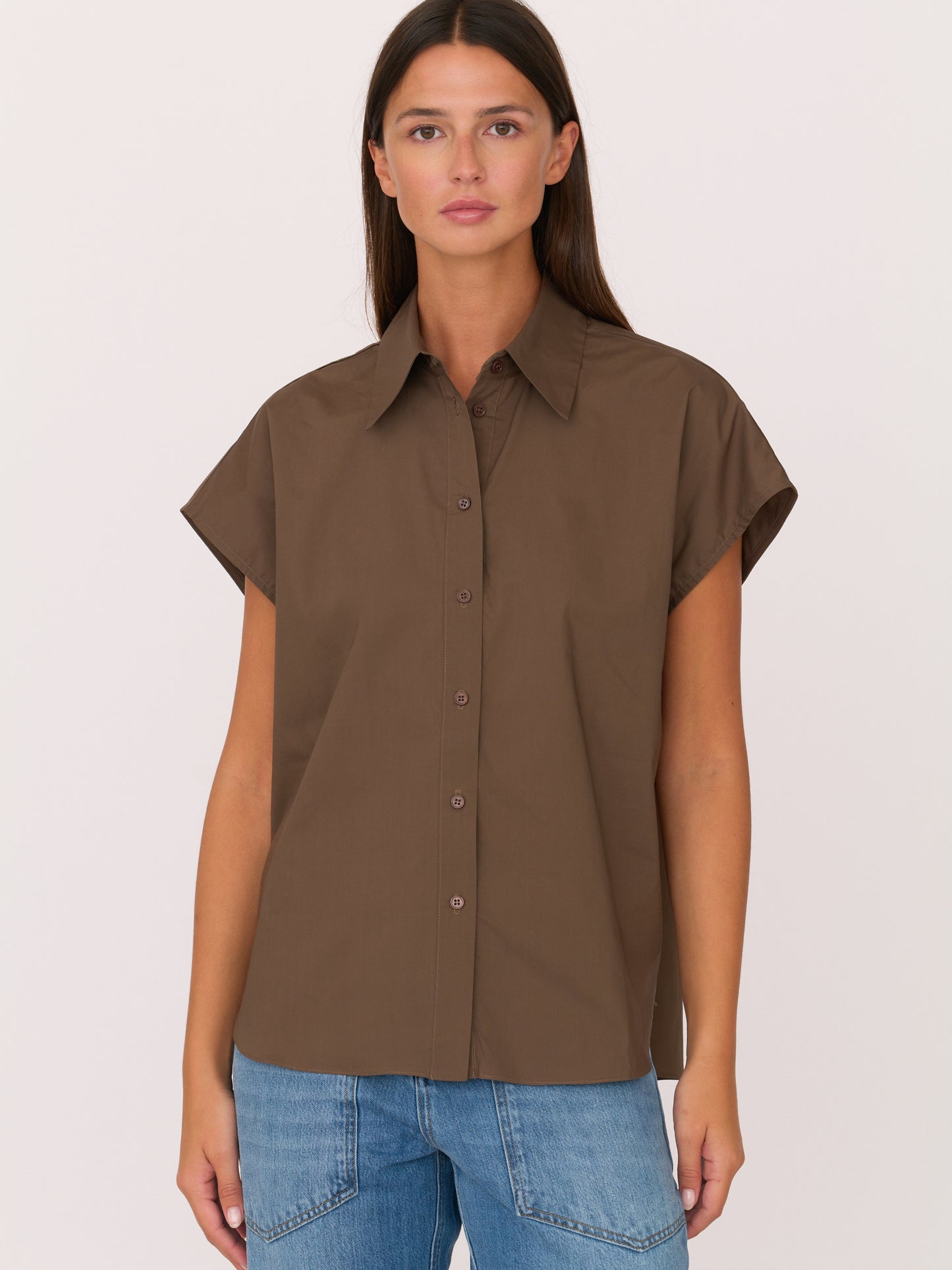 Felicity Shirt - Chocolate Brown