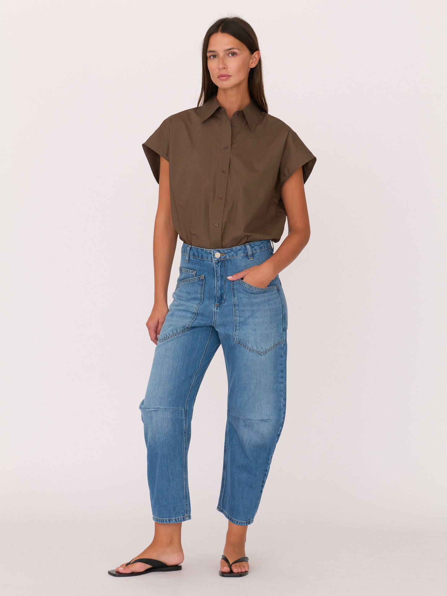 Felicity Shirt - Chocolate Brown