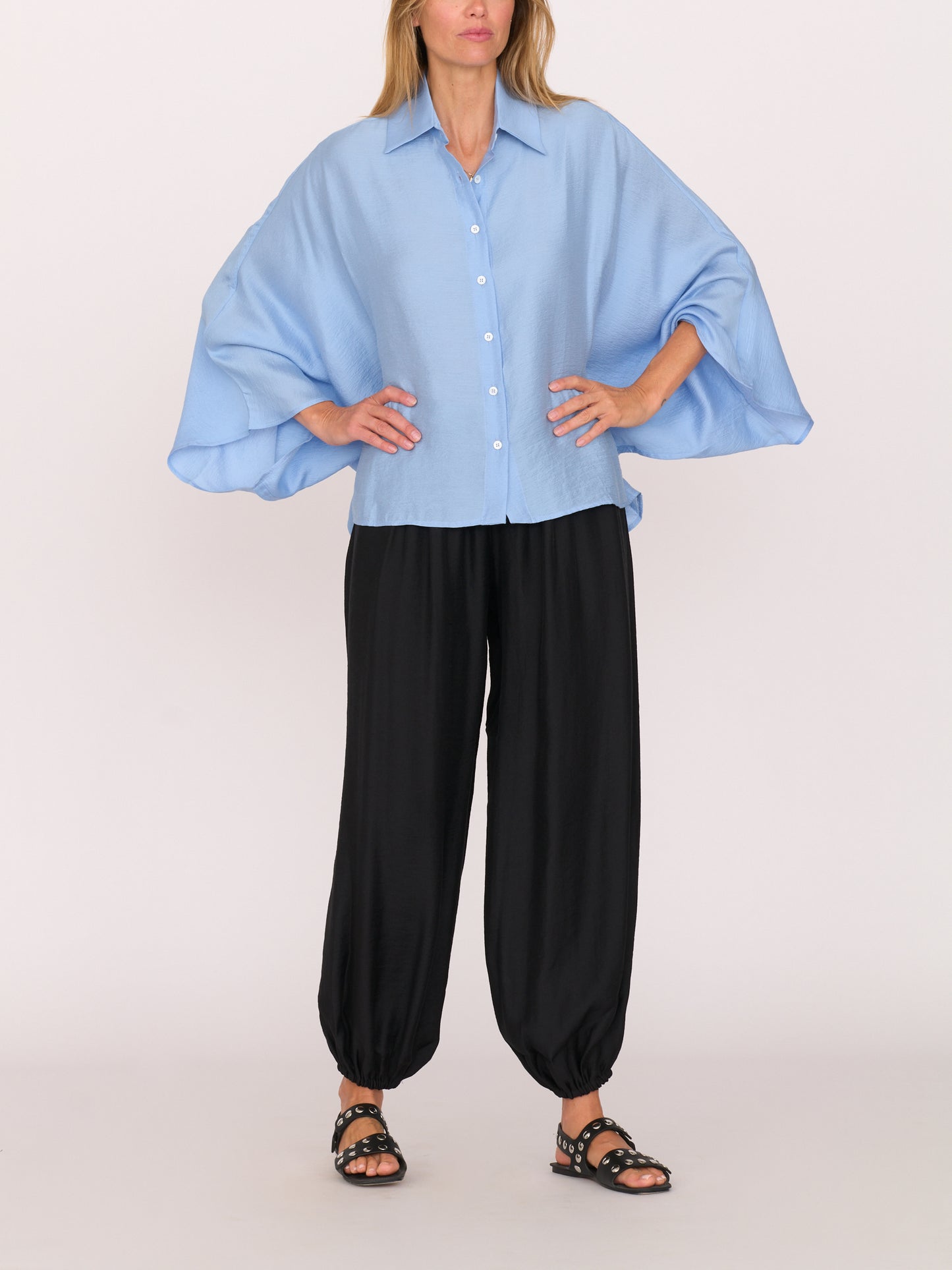 Lois Shirt - Blue Tencel