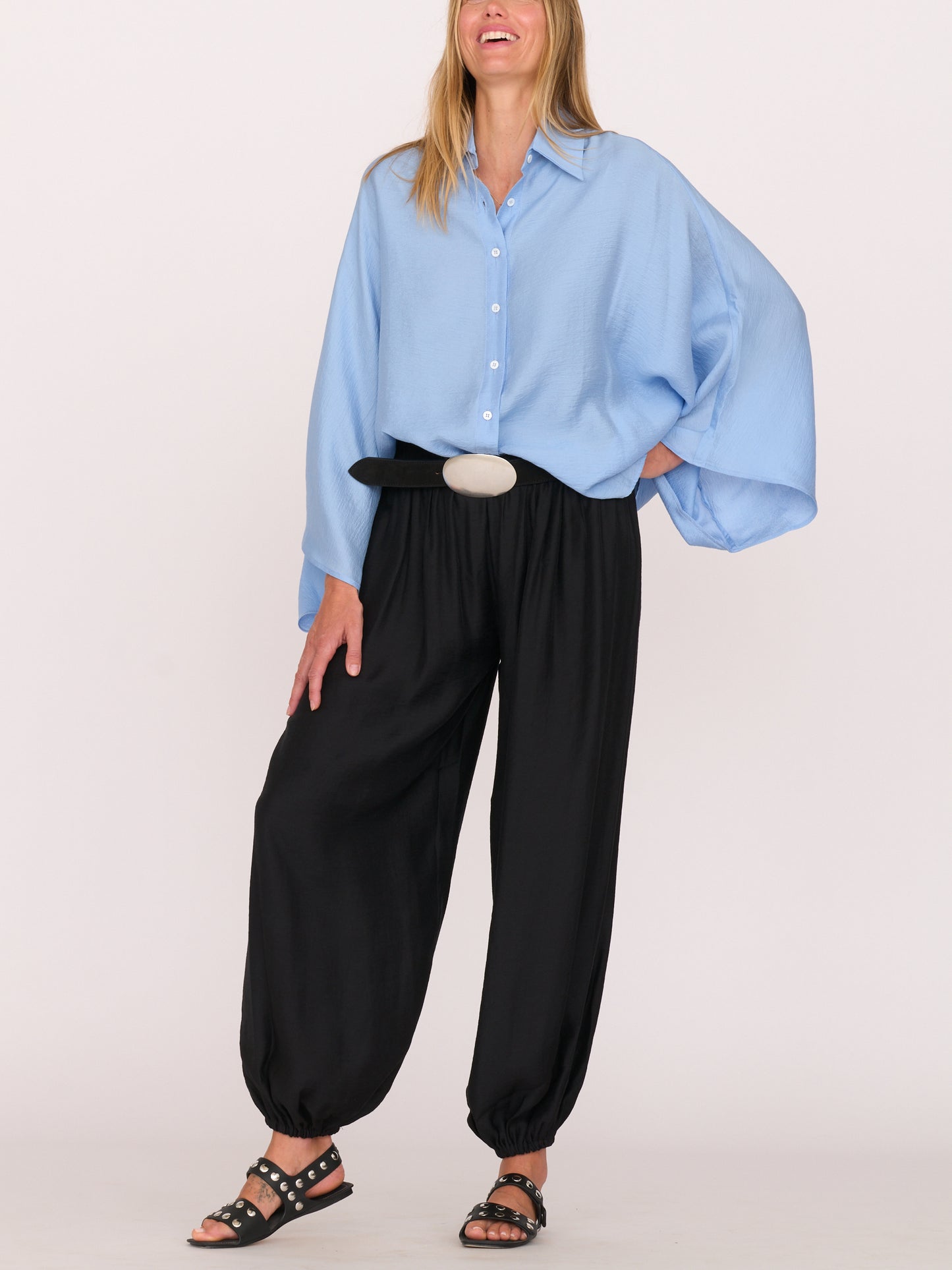 Lois Shirt - Blue Tencel