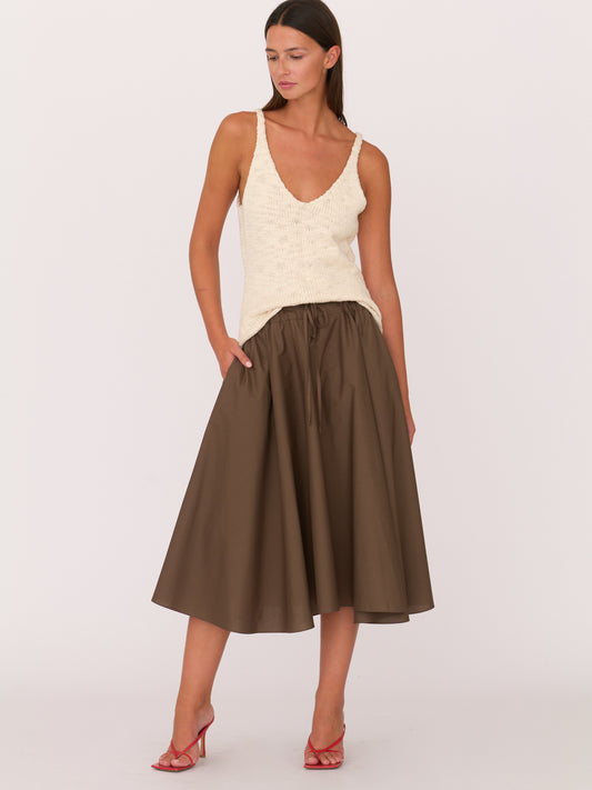 Angie Skirt - Chocolate Brown