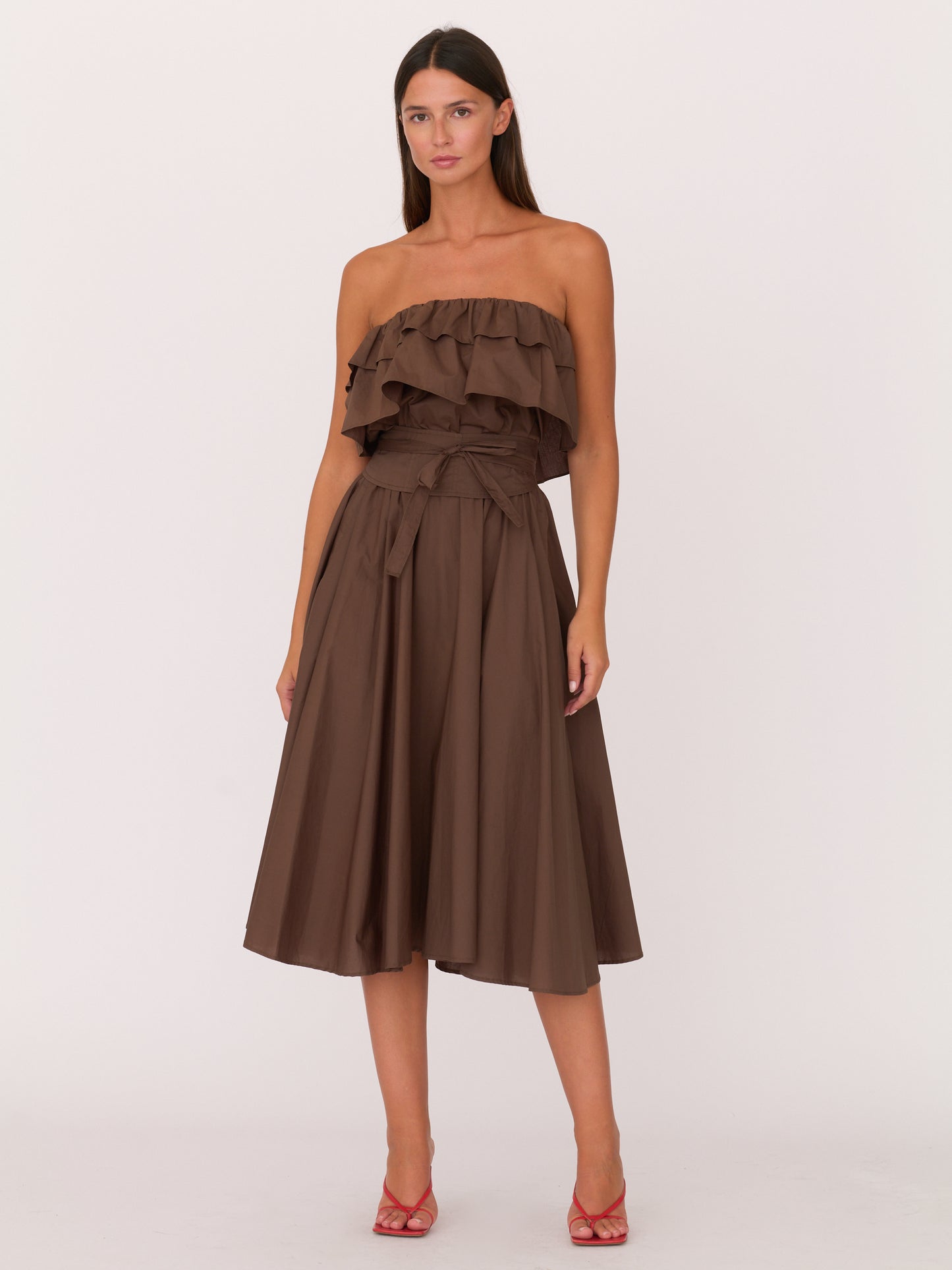 Brie Dress - Chocolate Brown