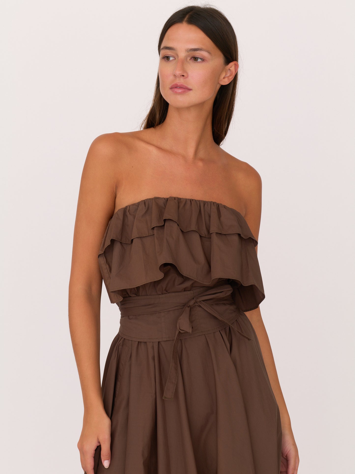 Brie Dress - Chocolate Brown