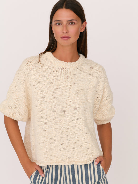 3/4 Sleeve Sweater - Ivory