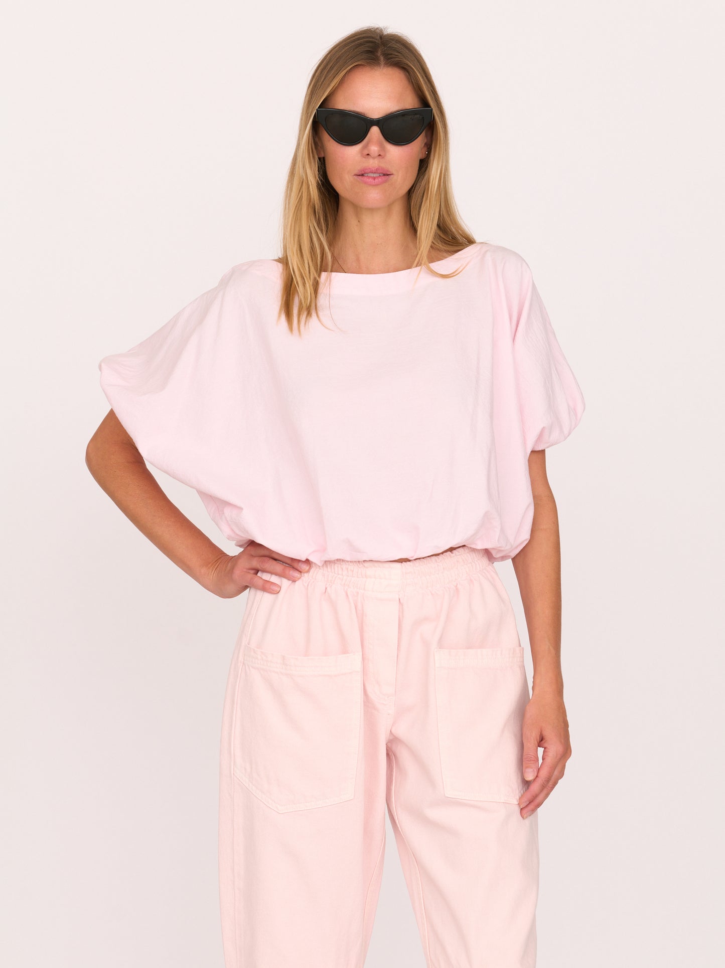 Coco Shirt - PinkTextured Cotton