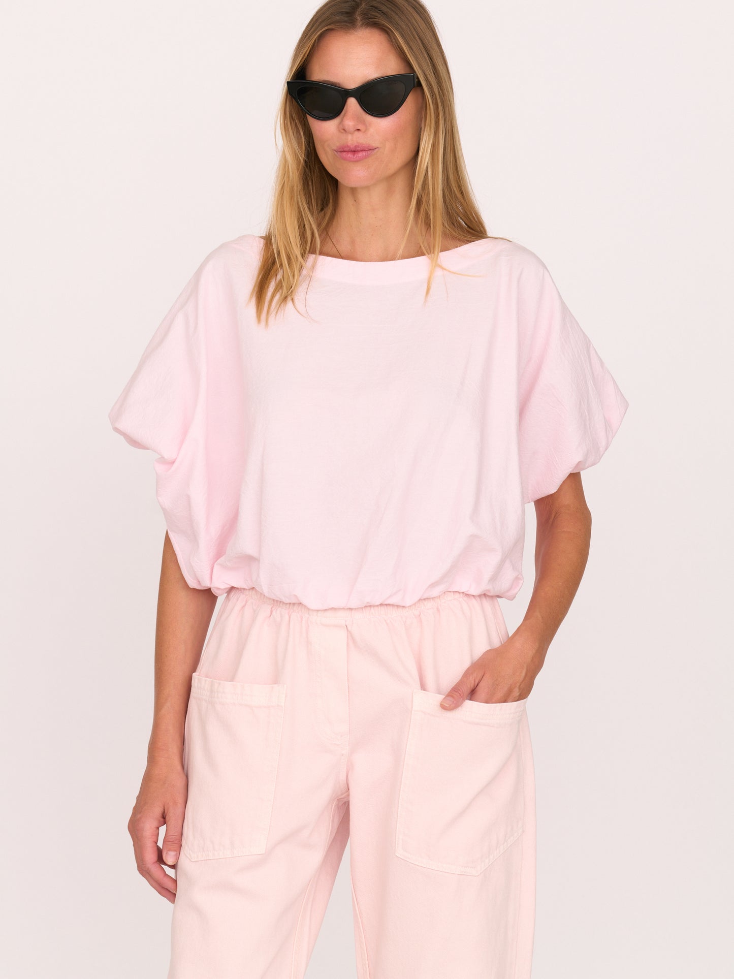 Coco Shirt - PinkTextured Cotton