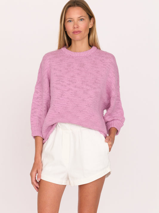 3/4 Sleeve Sweater - Pink