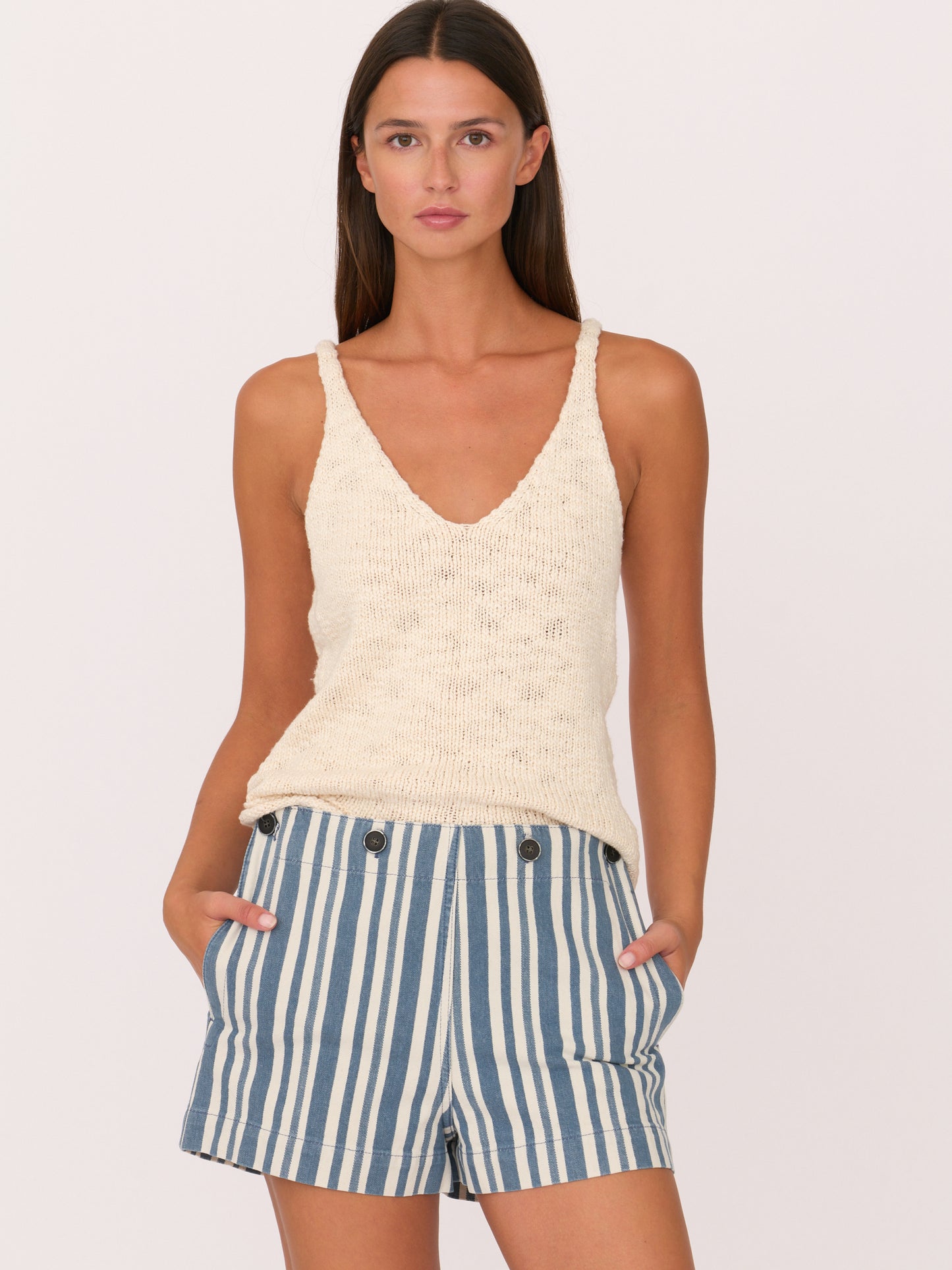 Sailor Short—  Fisherman Stripe