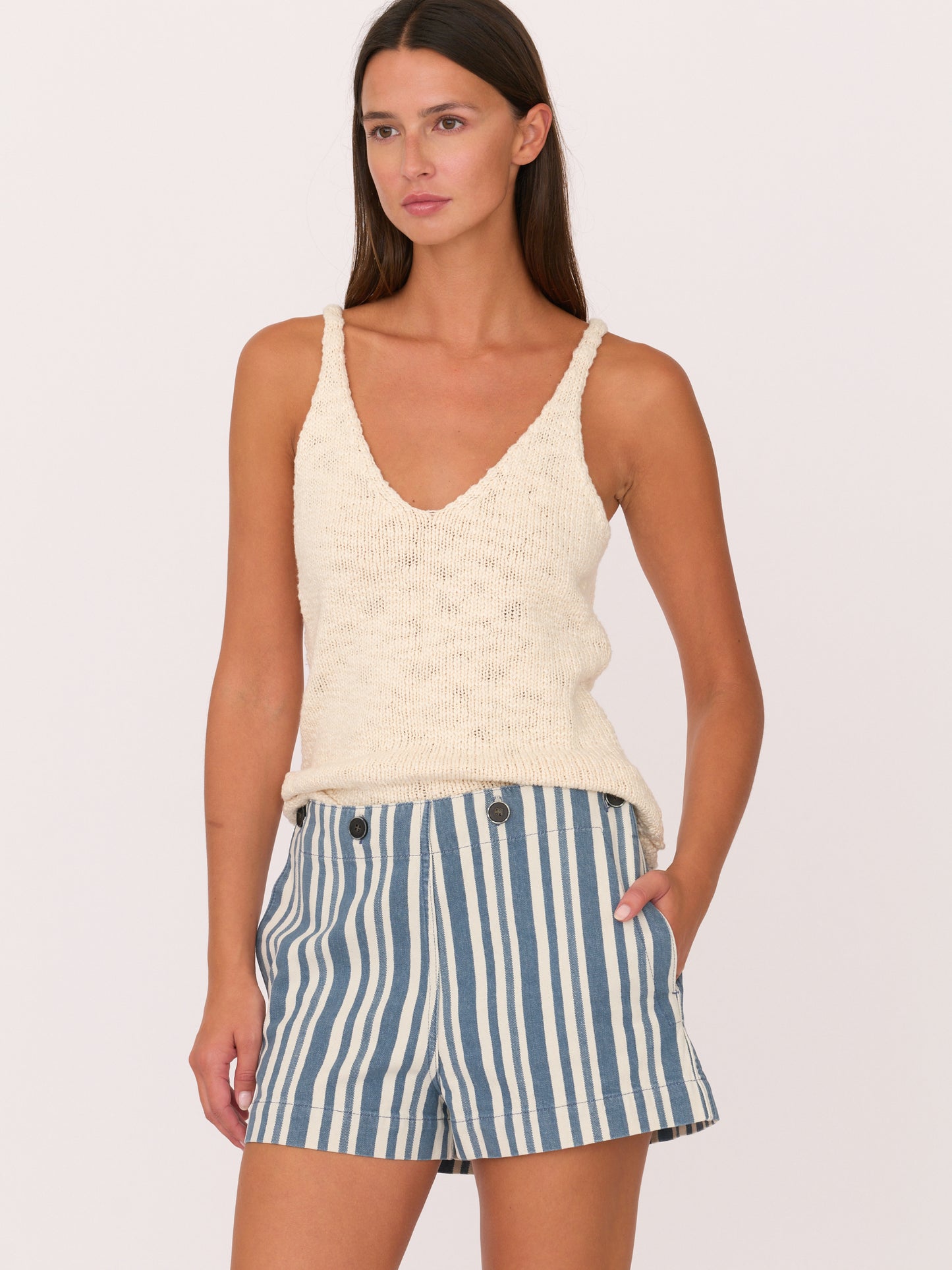 Sailor Short—  Fisherman Stripe