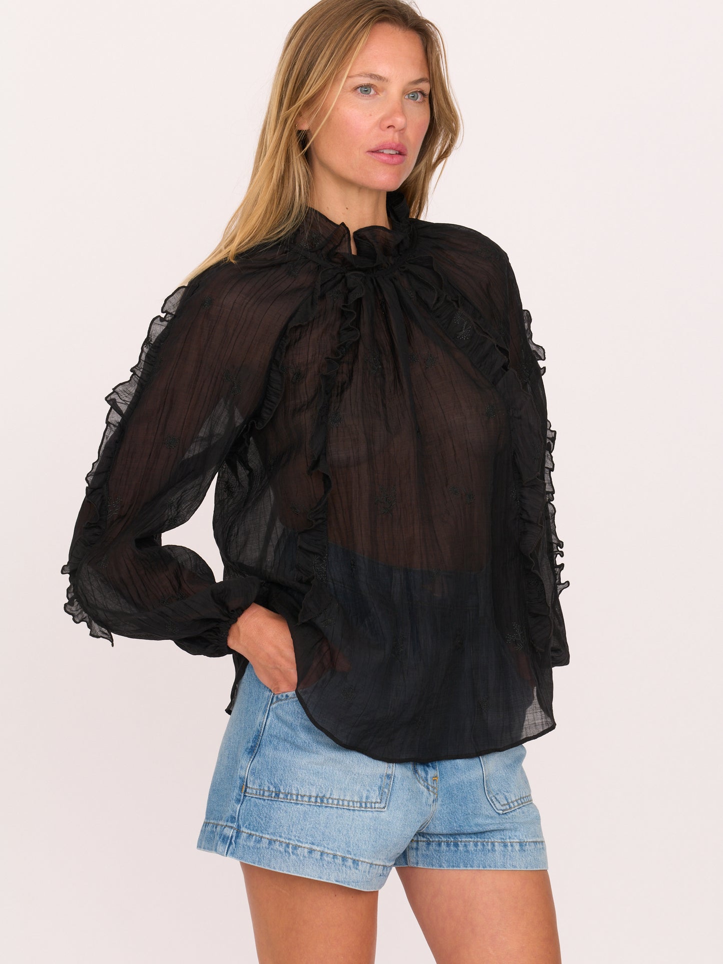 Priscilla Shirt - Black