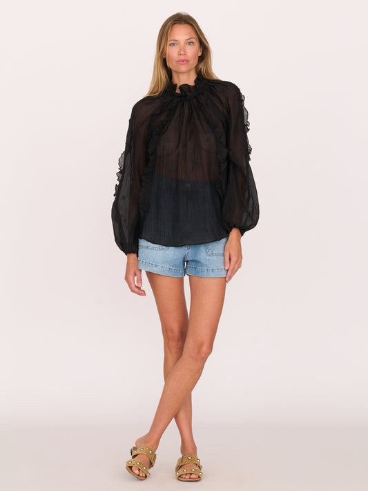 Priscilla Shirt - Black