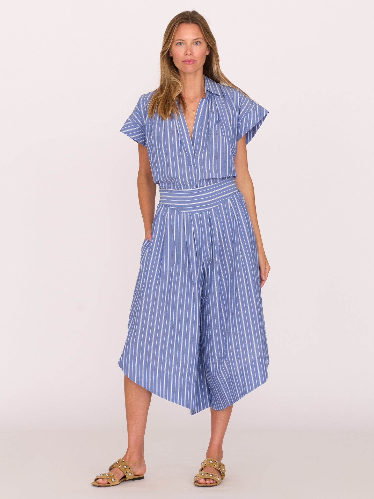Rafa Short - Blue Stripe