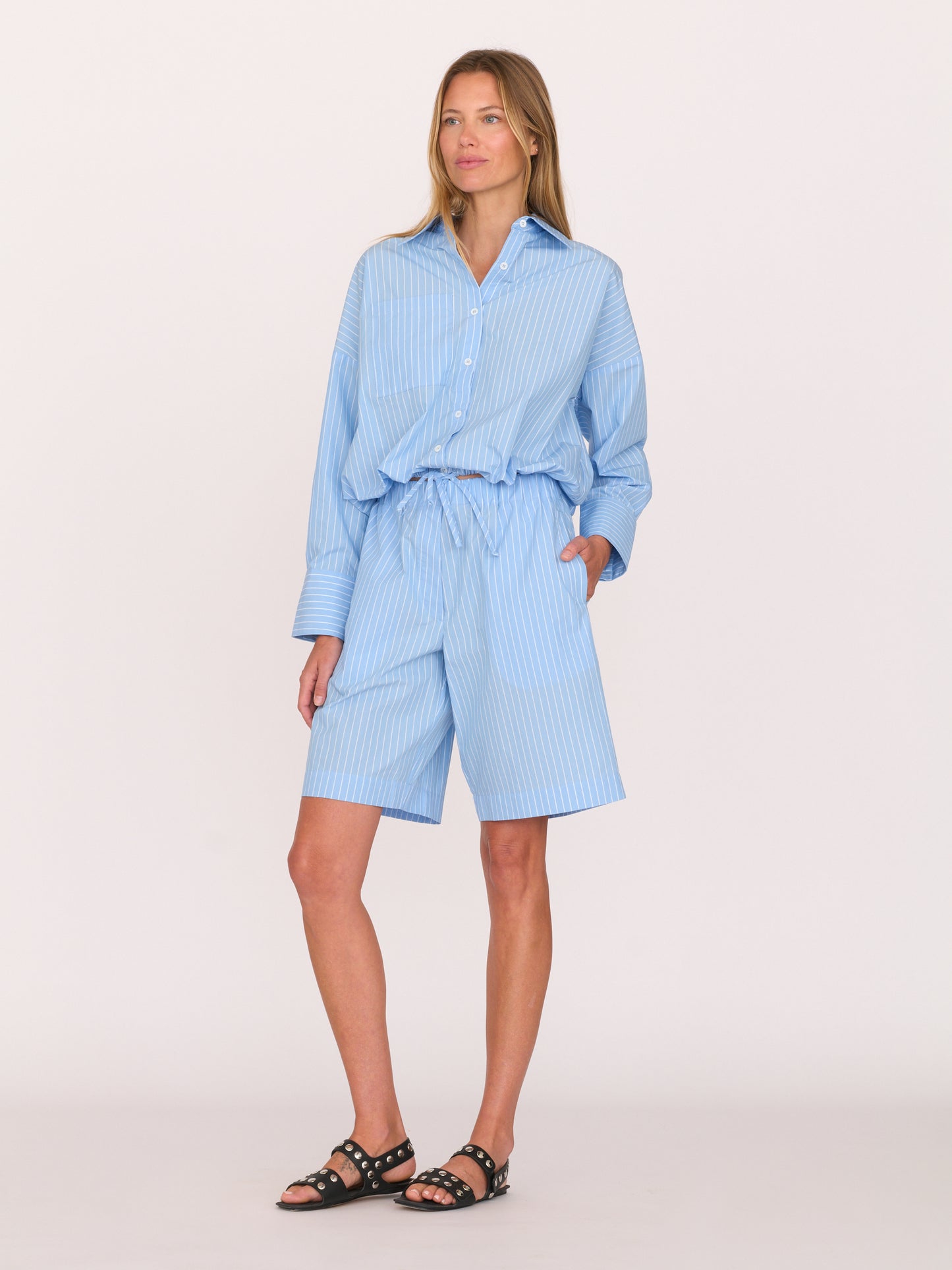 Bermuda Short - Blue Stripe