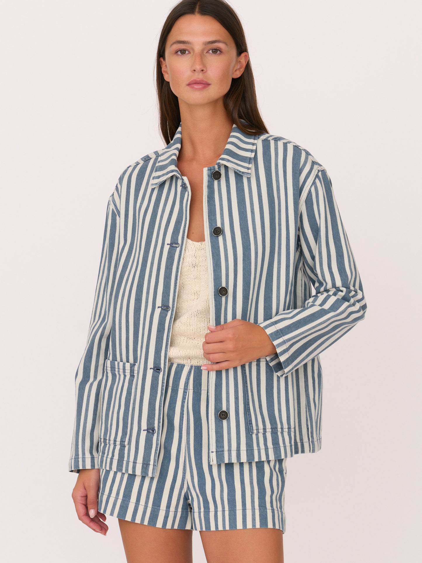 Brea Jacket—  Fisherman Stripe