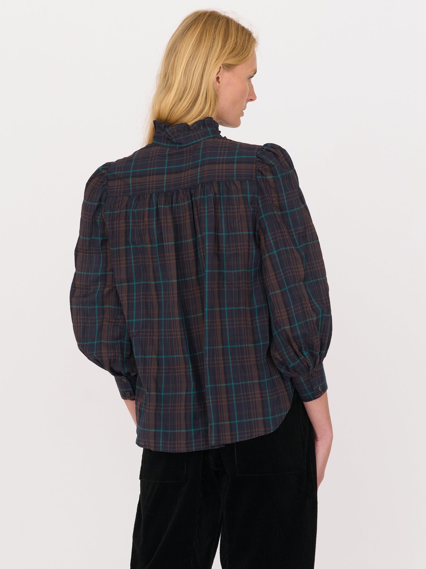 René Shirt — Chocolate Plaid