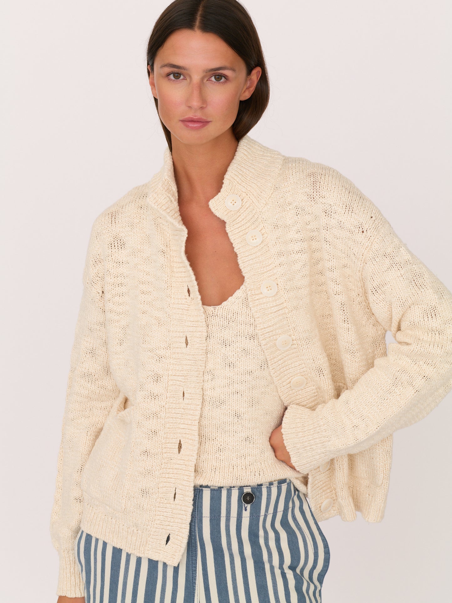The Cardigan Sweater - Ivory