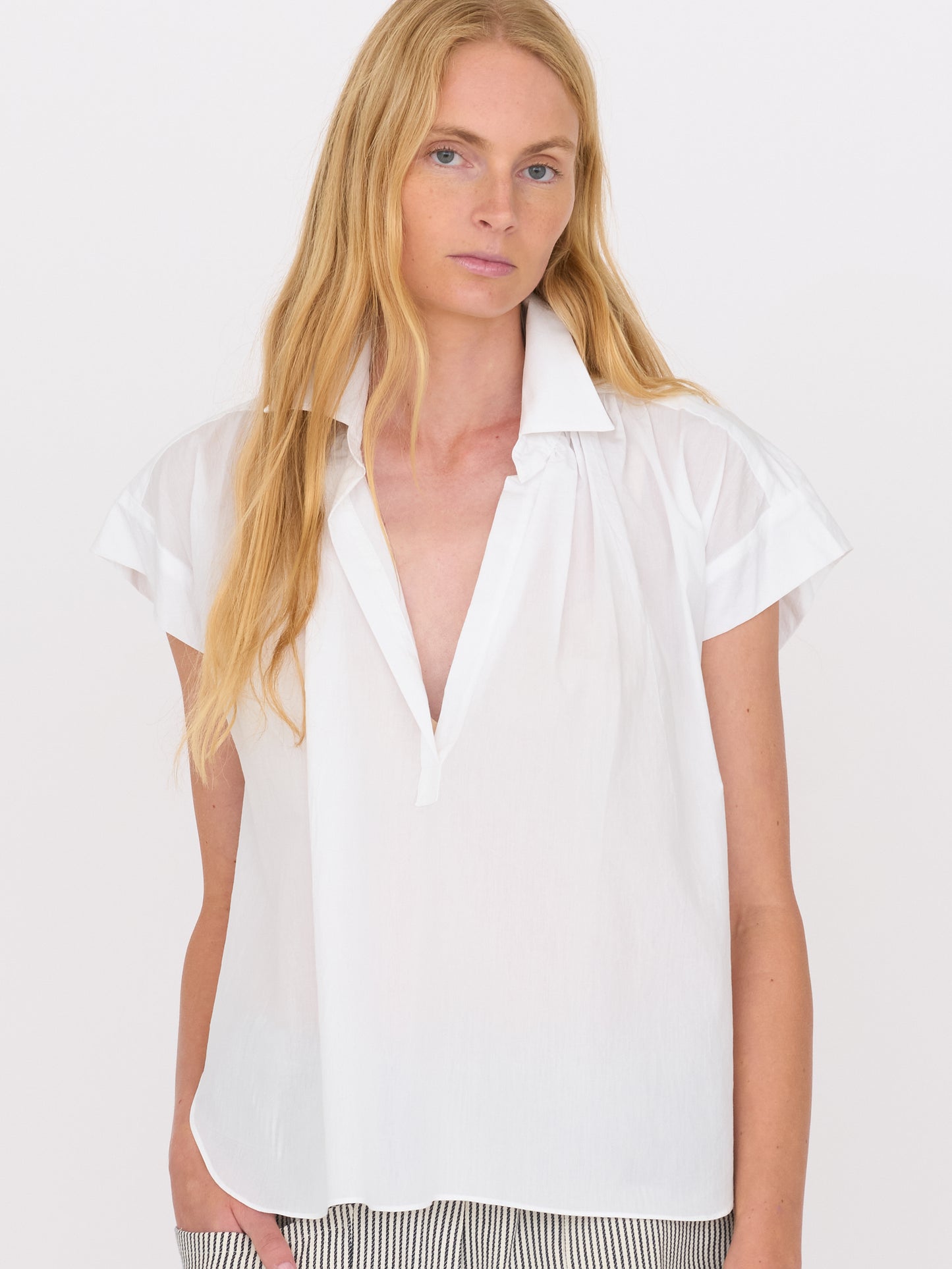 Trinity Henley — White