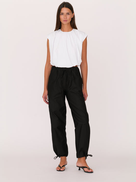 Josie Draw String Pant - Black