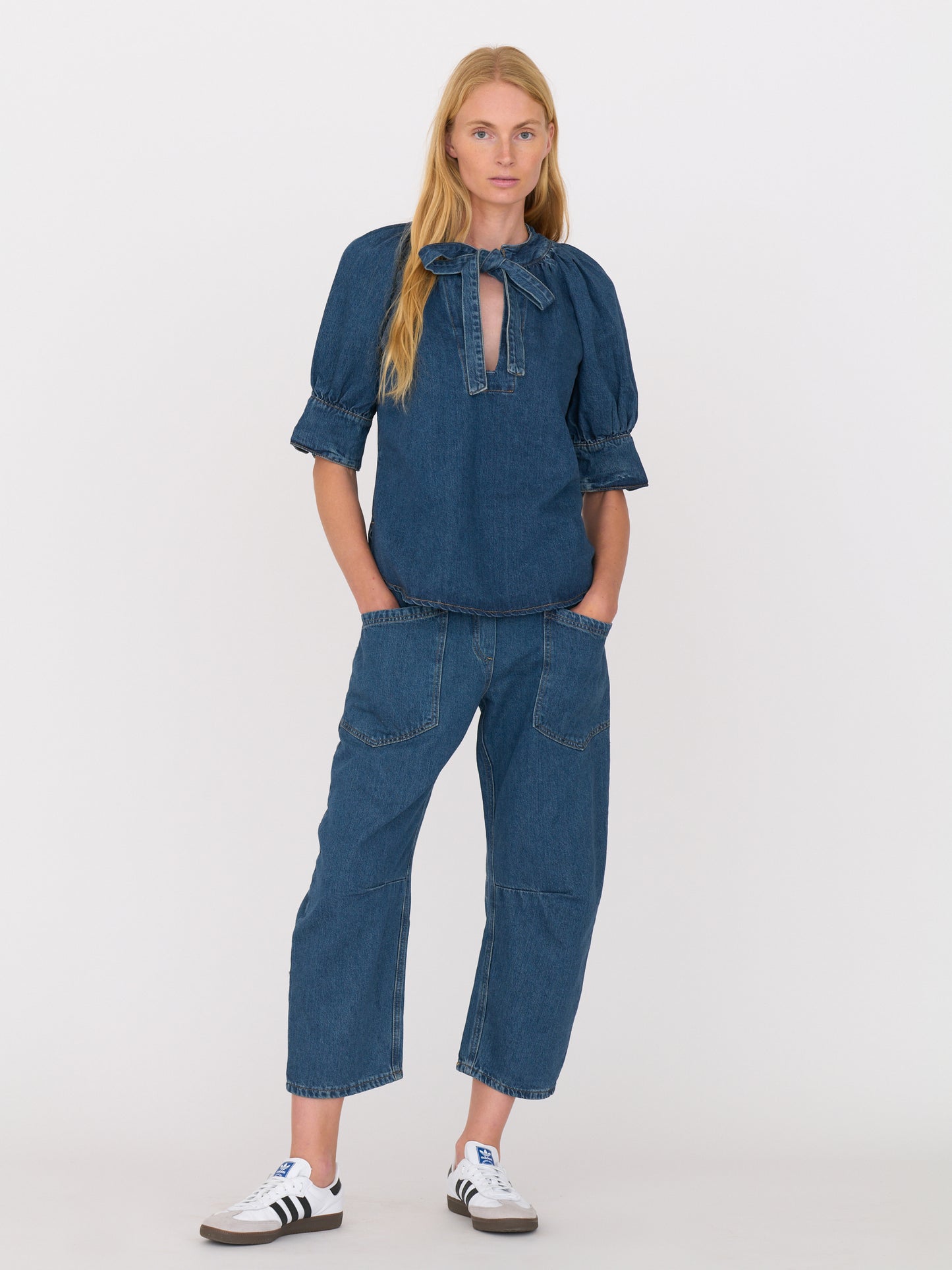 Domenica Shirt - Dark Wash Denim