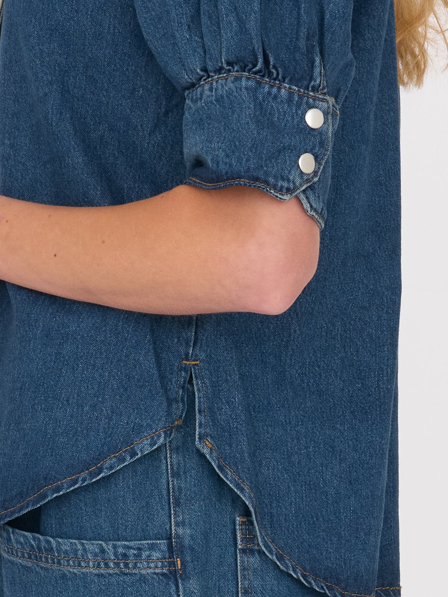 Domenica Shirt - Dark Wash Denim