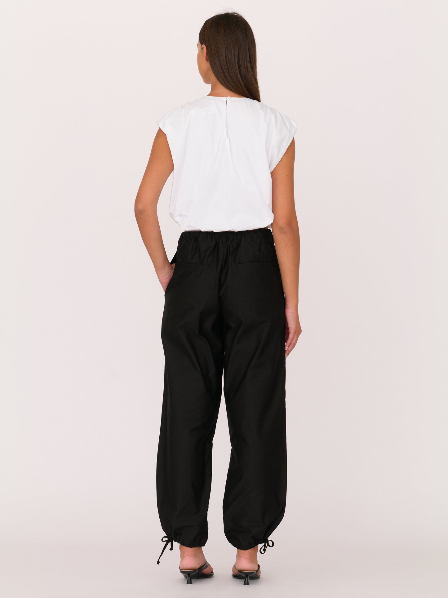 Josie Draw String Pant - Black