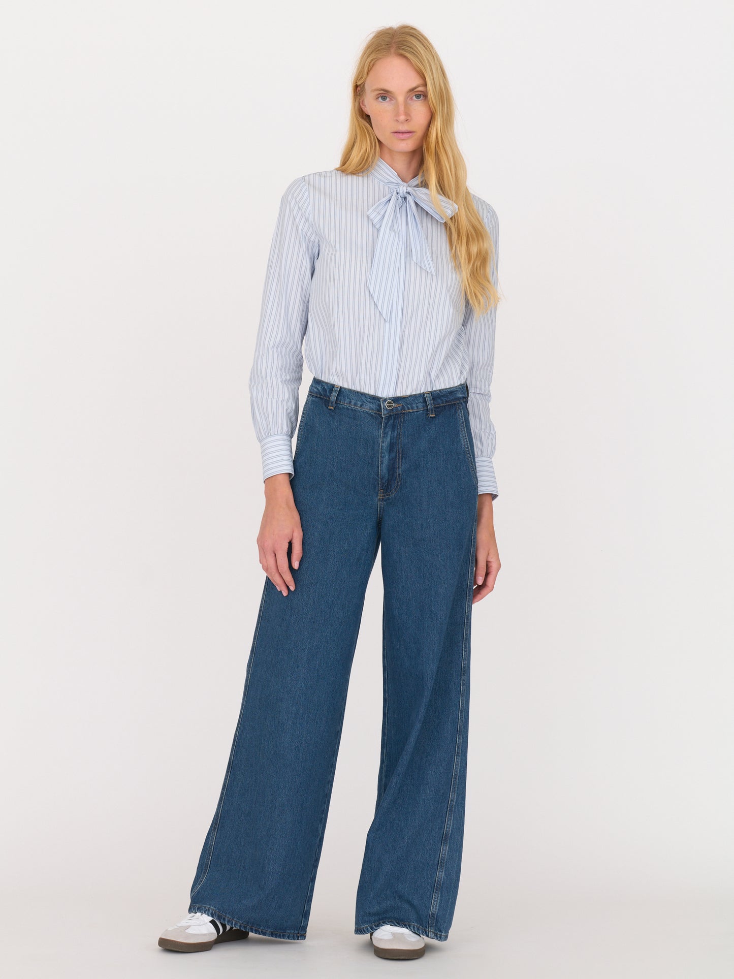 Beckett Wide Leg Jean - Dark Wash