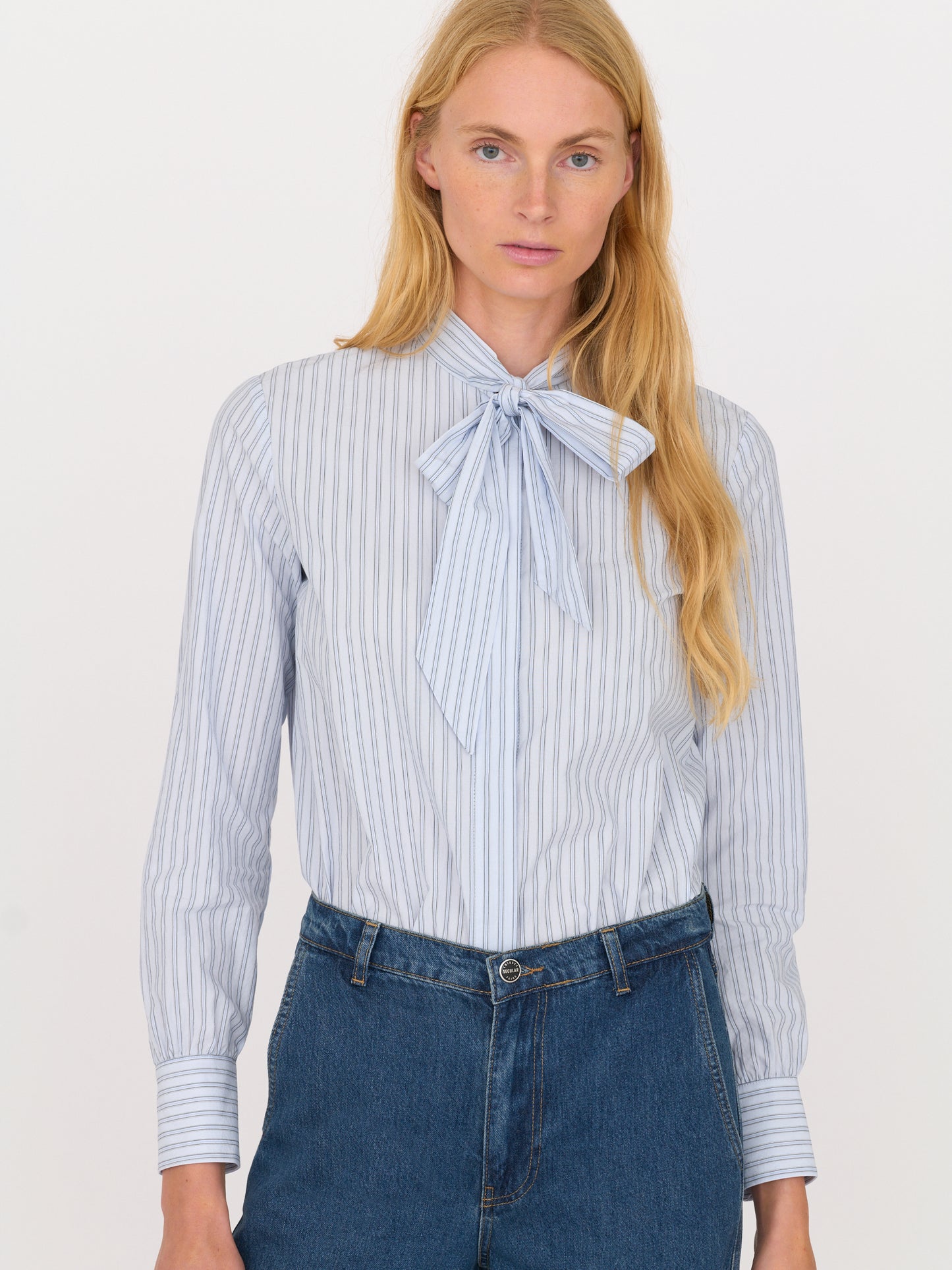 Bristol Shirt - Blue/Black Stripe