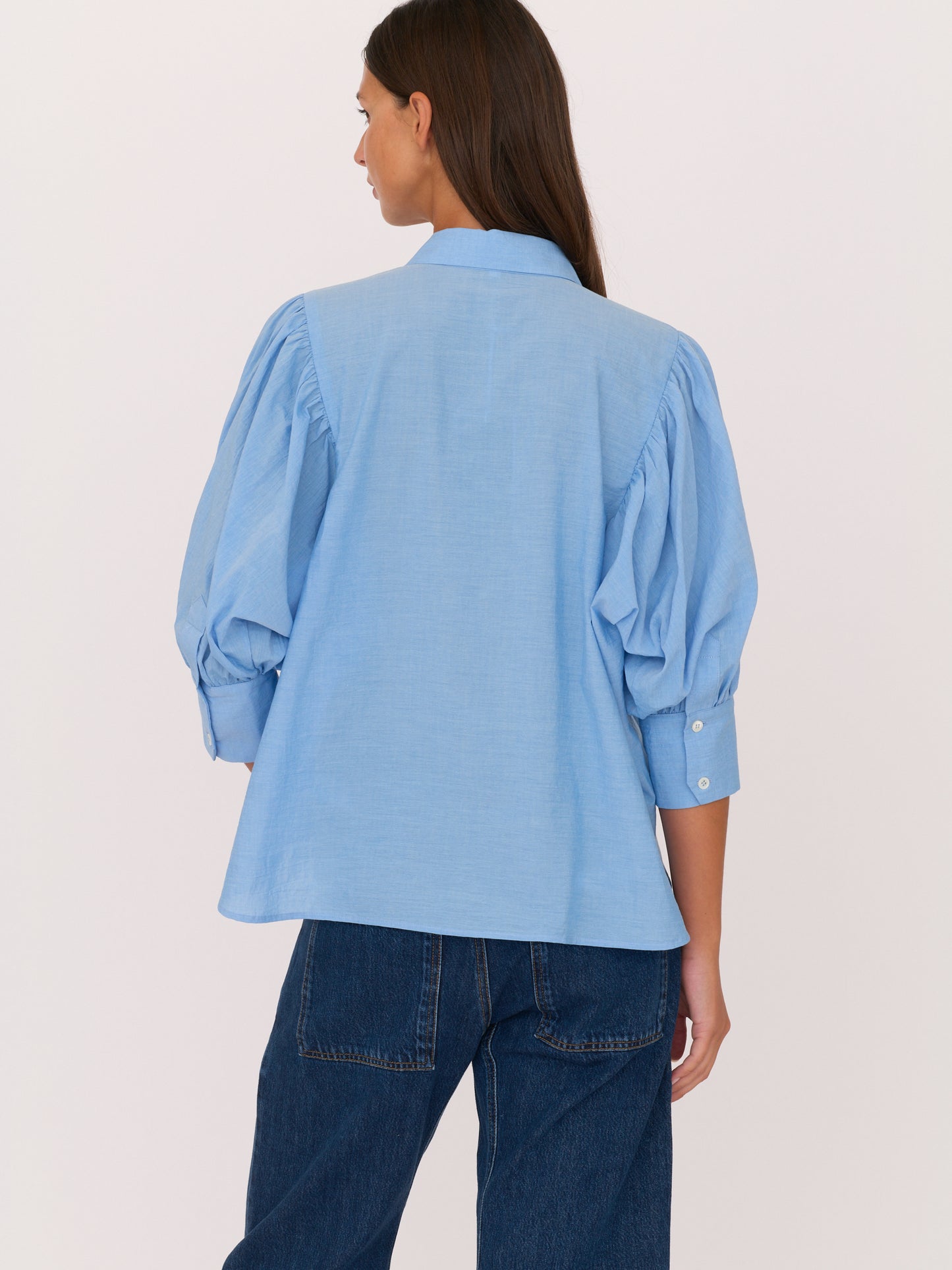 Leony Button up Shirt - Blue