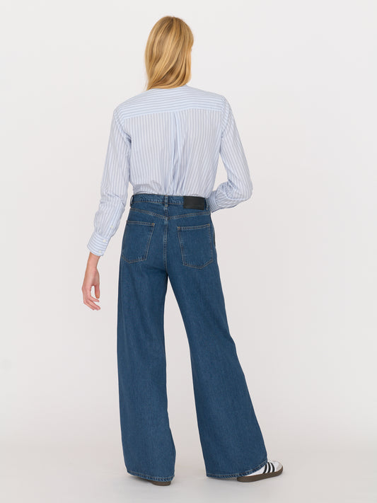 Beckett Wide Leg Jean - Dark Wash