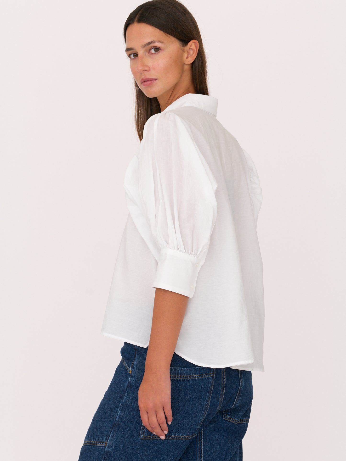 Leony Button up Shirt - White