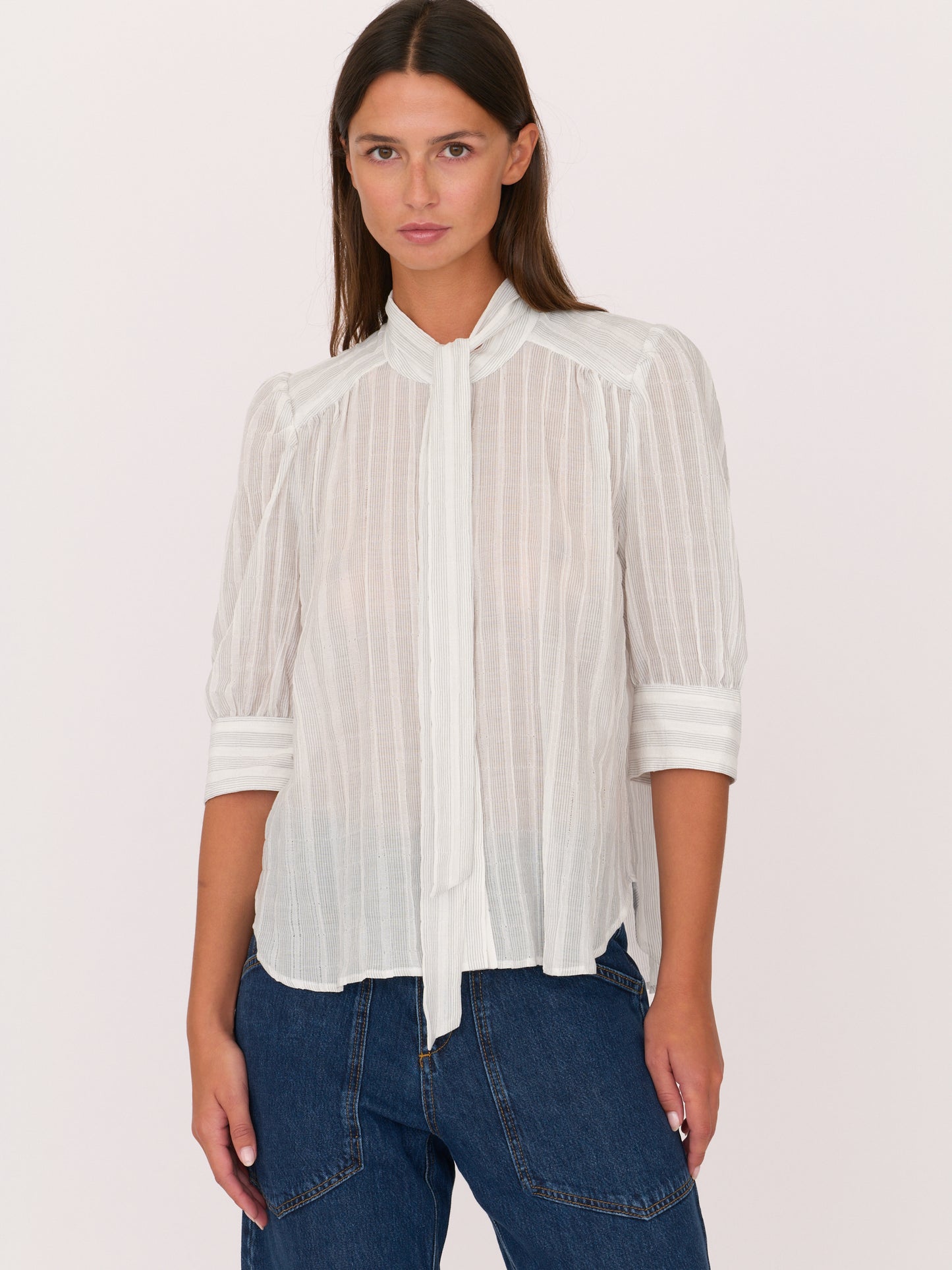 Dixie Shirt  - White stripe