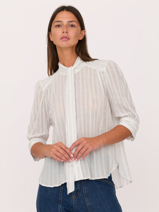 Dixie Shirt  - White stripe