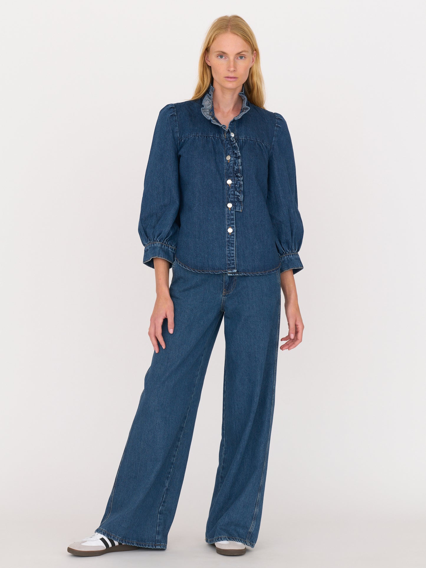 Rene Shirt - Dark Wash Denim