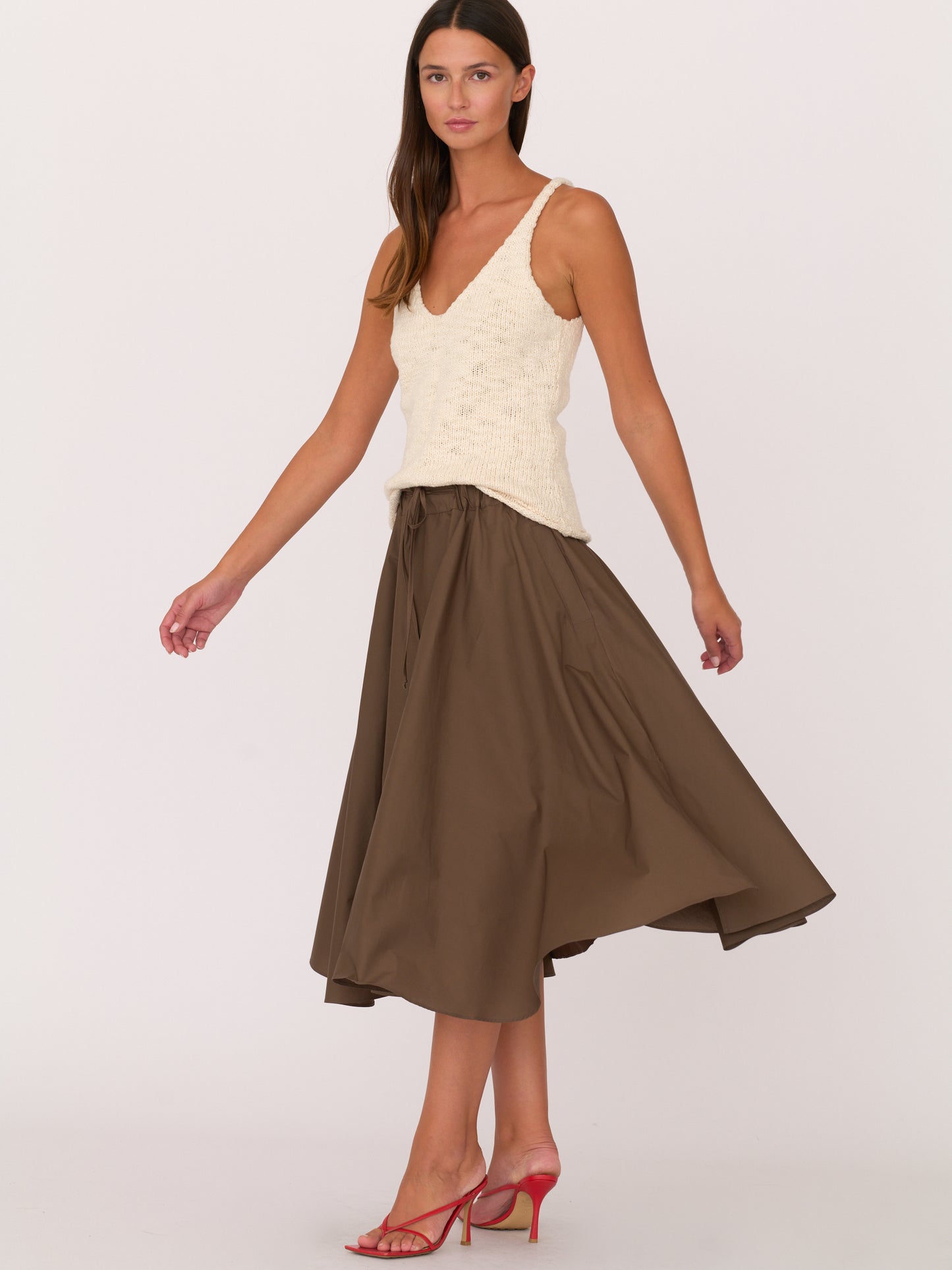 Angie Skirt - Chocolate Brown