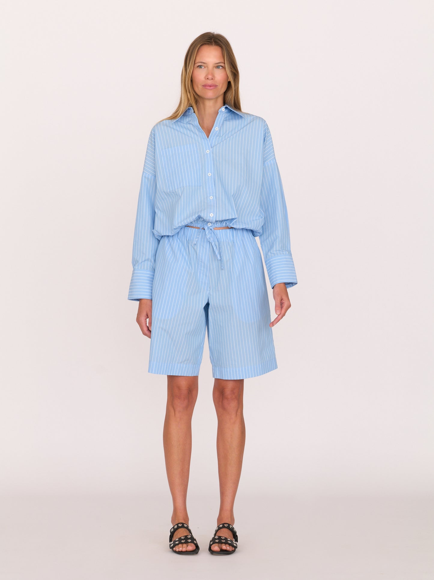 Bermuda Short - Blue Stripe