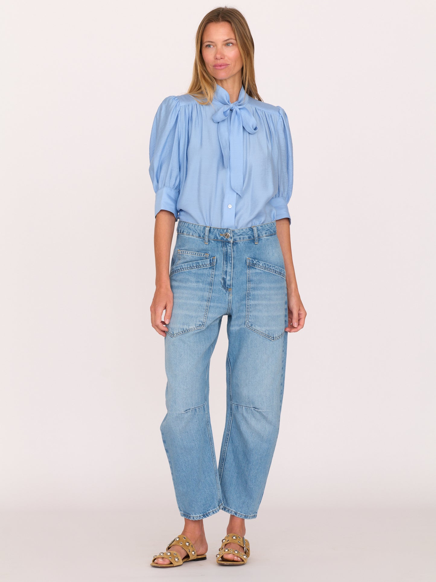 Dixie Shirt  - Blue Japanese Tercel