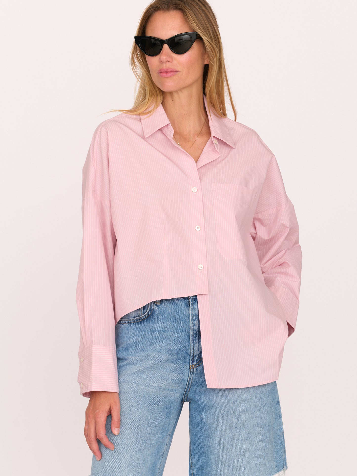 Carter Shirt - Pink Stripe