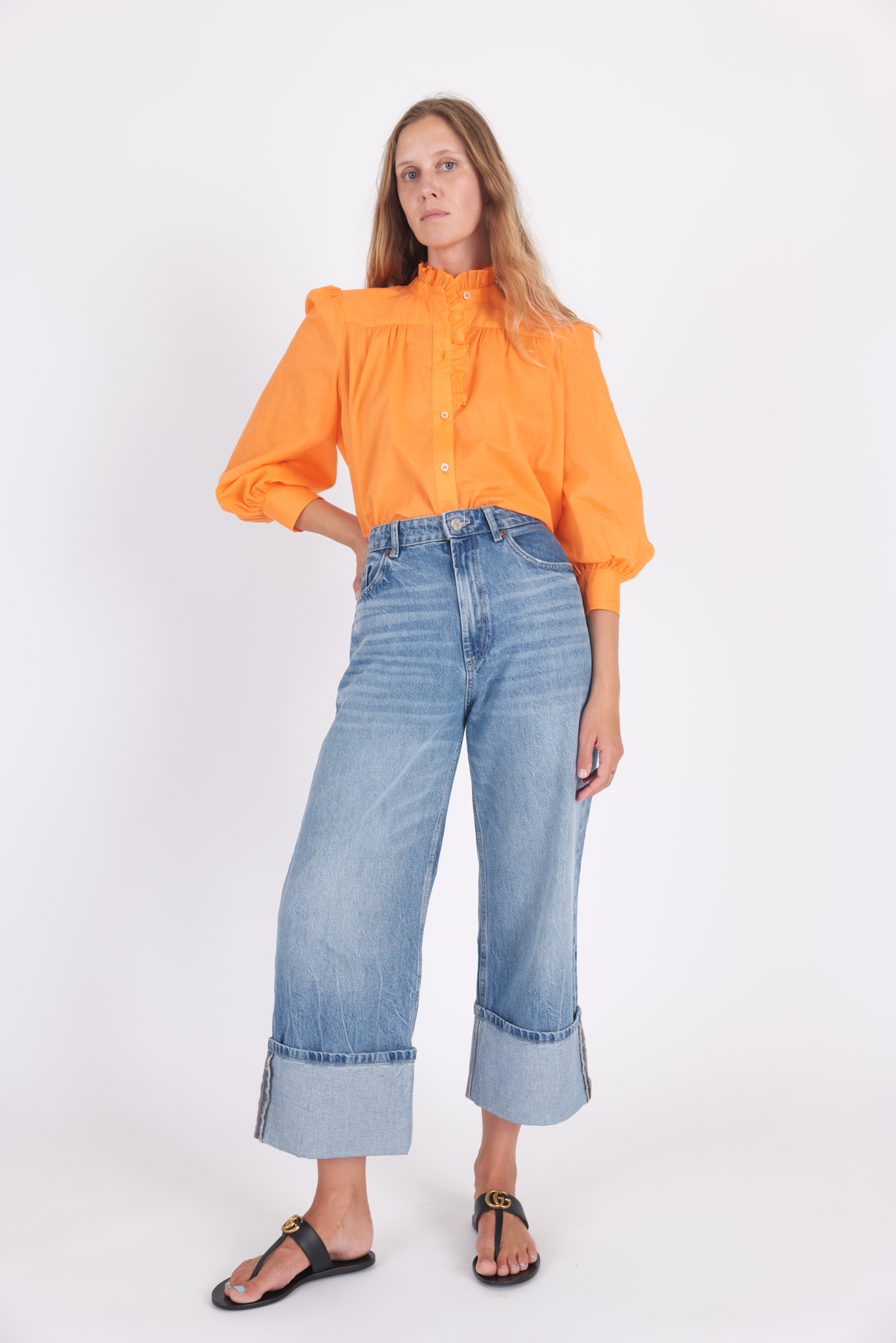 Rene Shirt - Tangerine