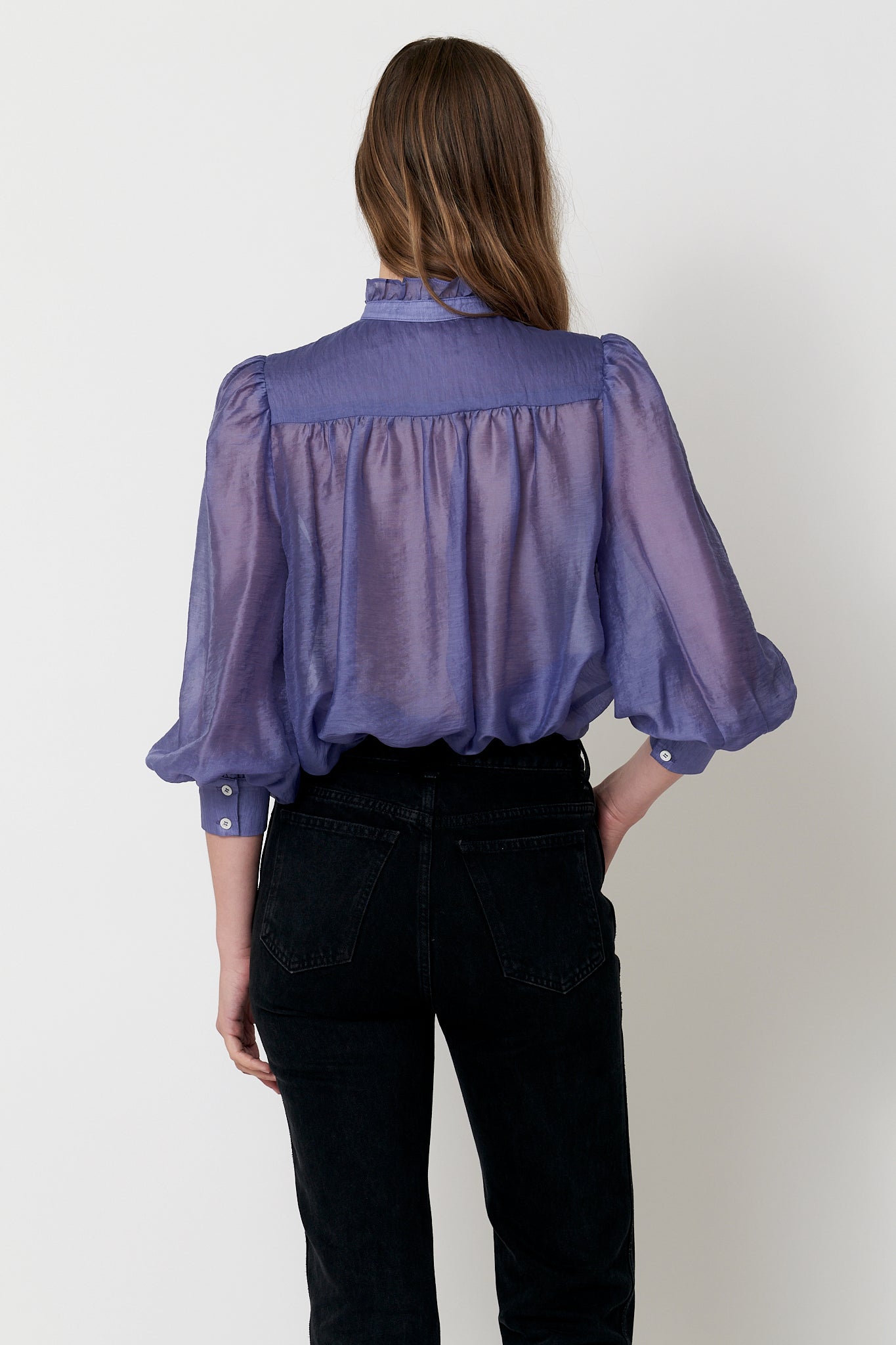 Rene - Blue Sheer Tencel