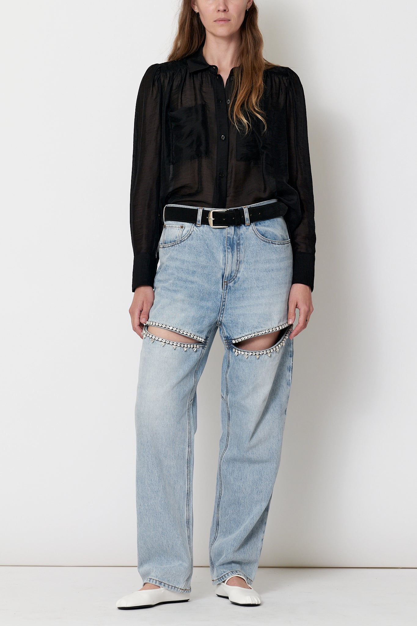 Levi Shirt - Black Sheer Tencel